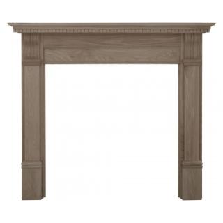 The Edinburgh Corbel Fire Surround - Oak